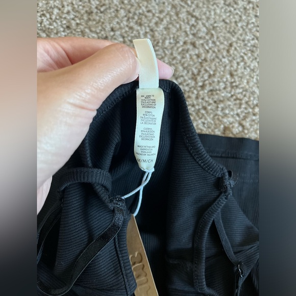 New Skims soft lounge ribbed long stretch model slip dress - Picture 4 of 6